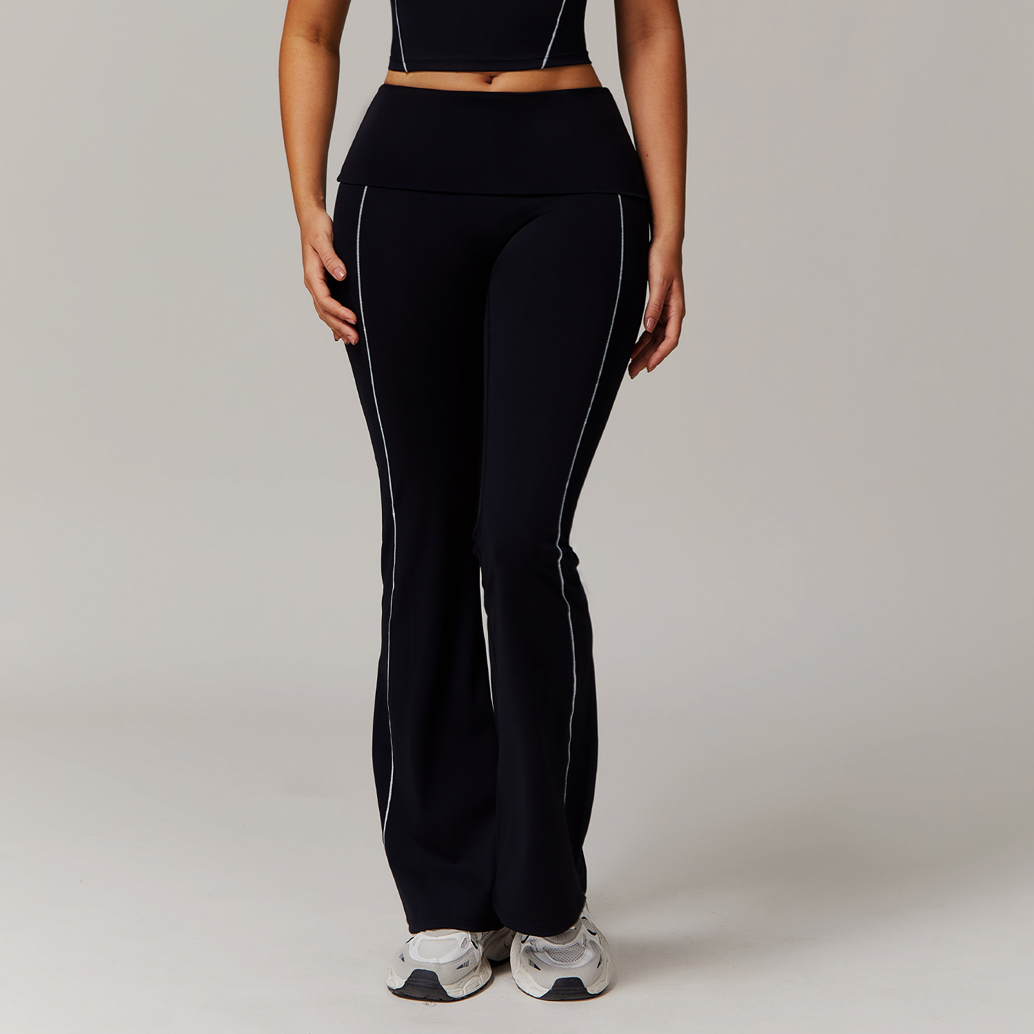 Soft Fabric Sculpted Flare Yoga Leggings 5009