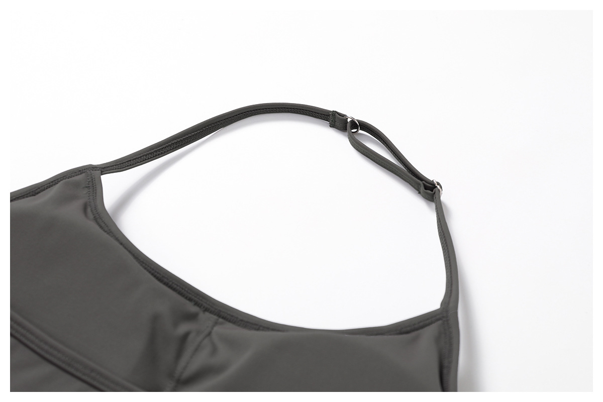 Soft Fabric Thin Strap Halter Yoga Bra 8791
