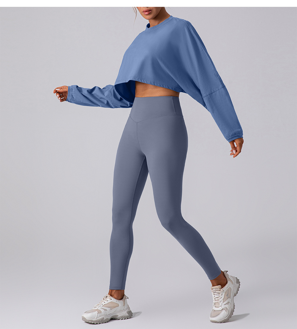 Breathable Solid Color Soft Material Long Sleeves YW488