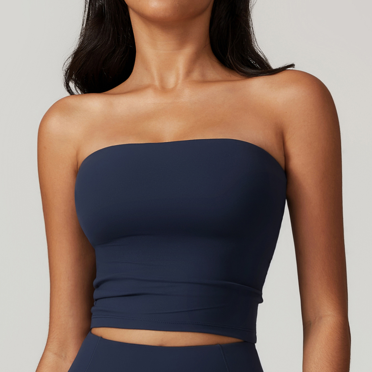 Soft Fabric Strapless Yoga Bra 8793