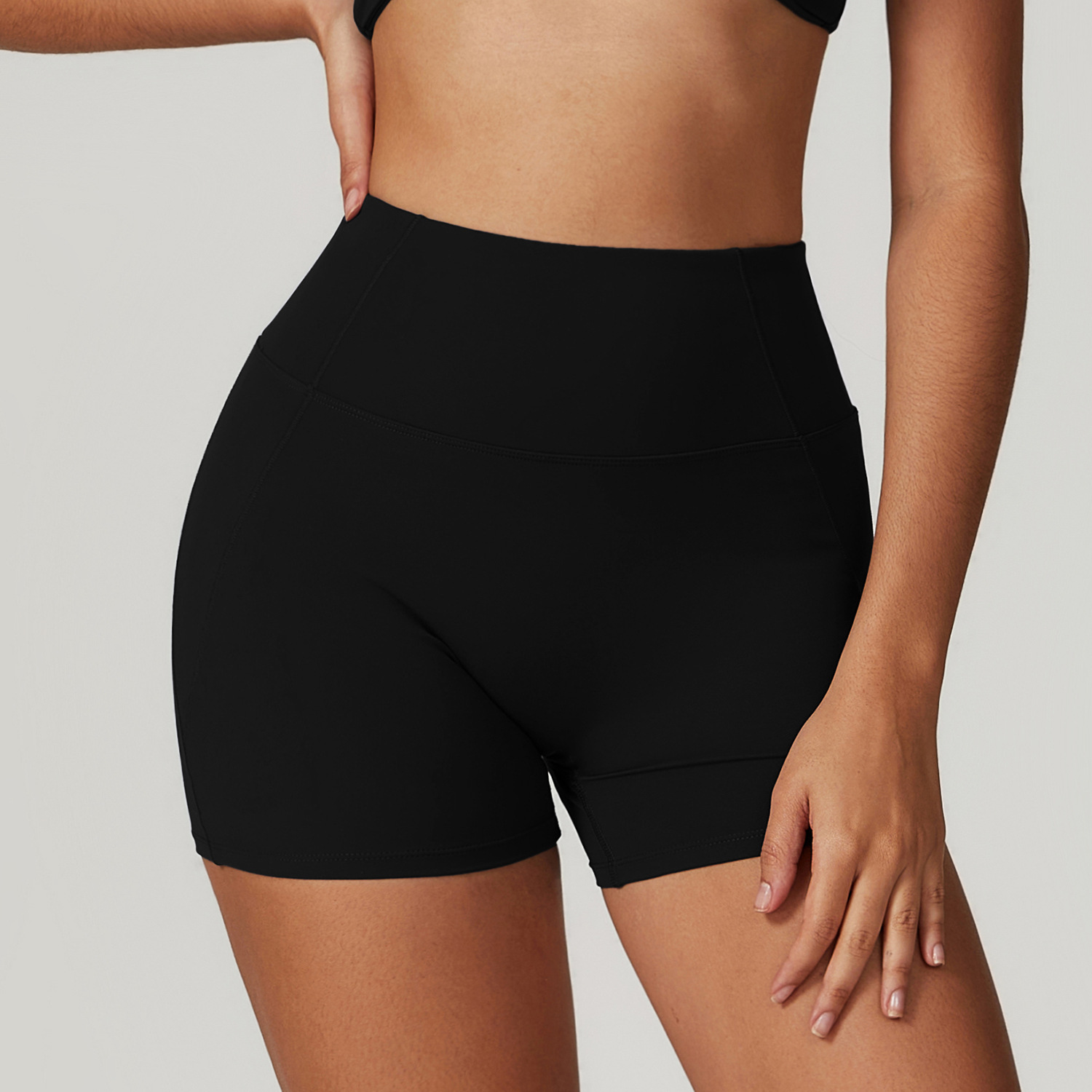 Soft Fabric Scrunch Yoga Shorts 8796
