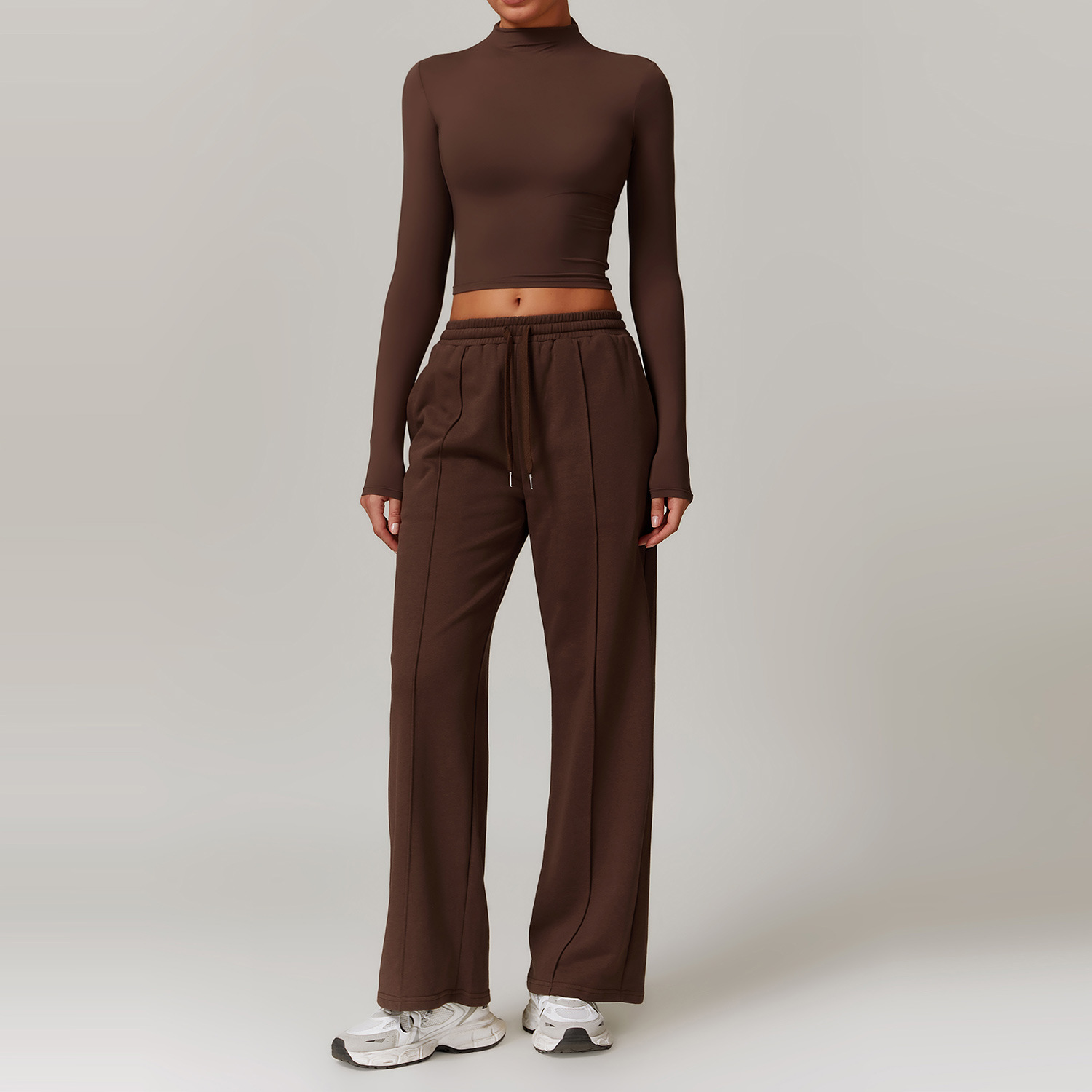 Soft Fabric Loose Pants Yoga Sets 3 Options 8933