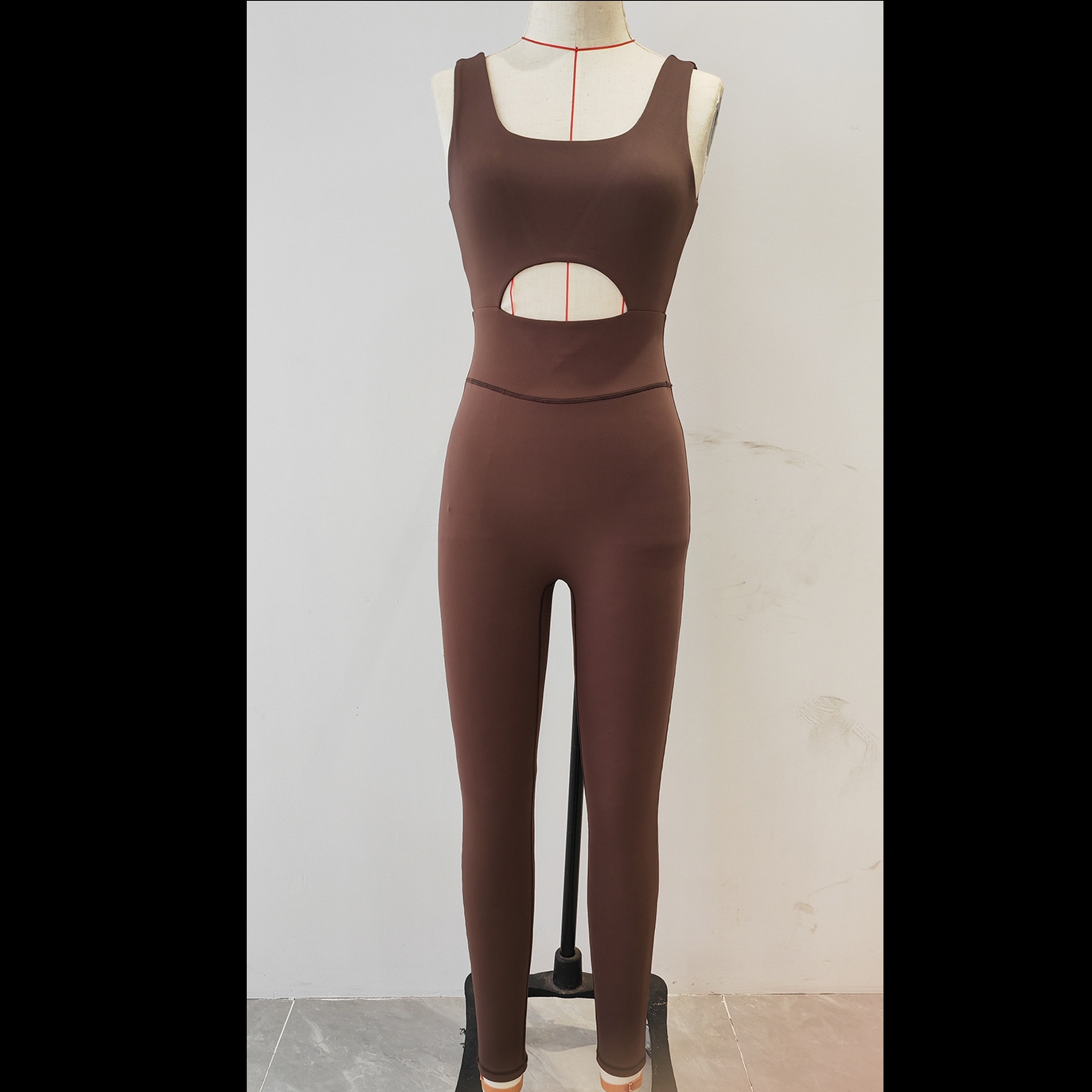 Nude One-piece Jumpsuit YW974L