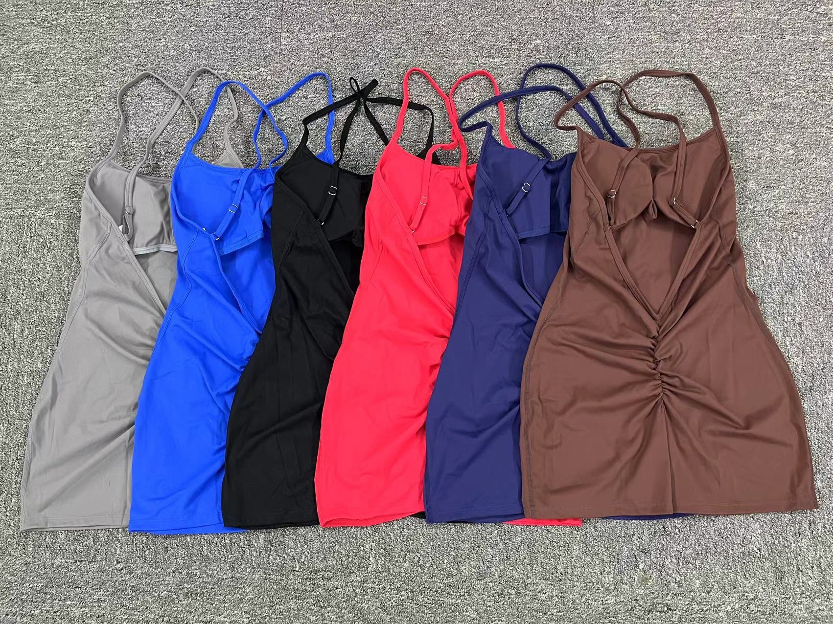 Quick-drying  One-piece  Backless Yoga Jumpsuit  QS43014