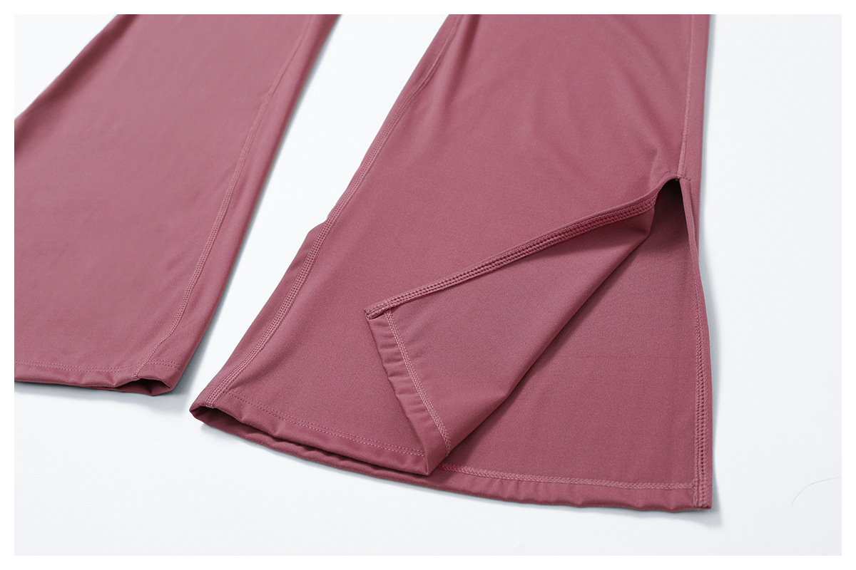 Soft Fabric Scrunch Tummy Control Flare Yoga Leggings 8796