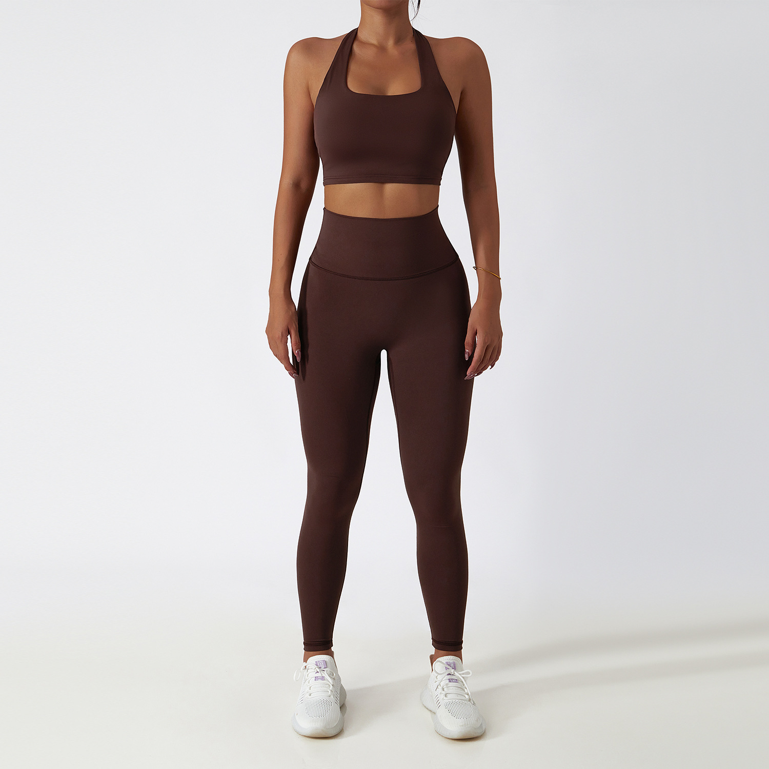 Soft Fabric Classic Halter Yoga Sets 6116
