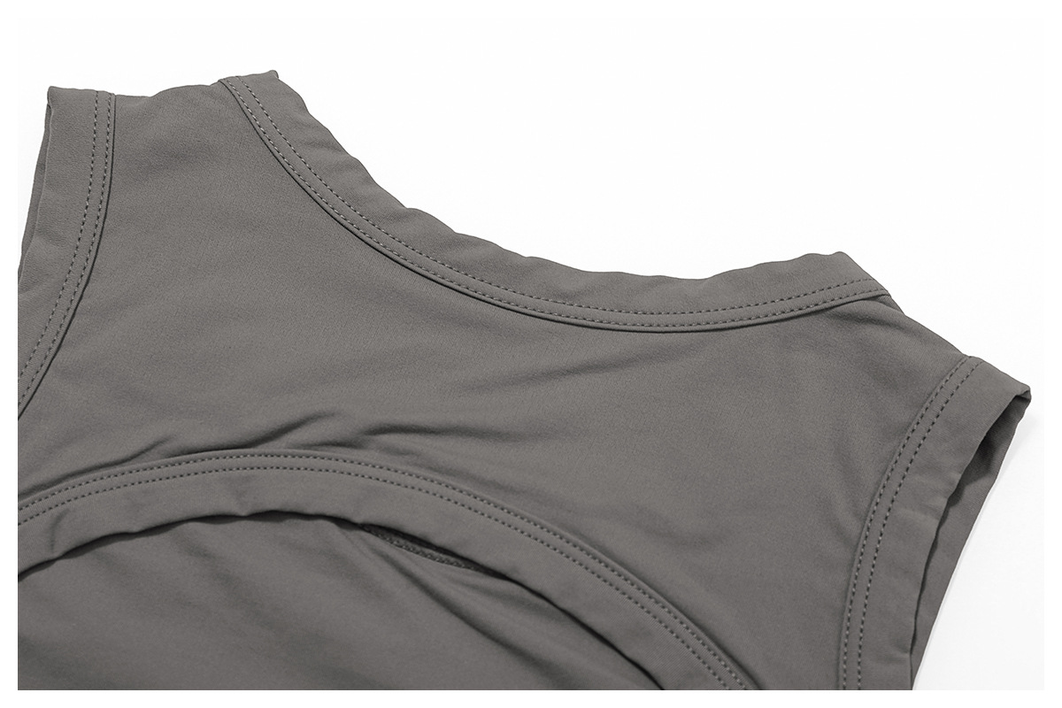Soft Fabric Backless Yoga Vest 8694