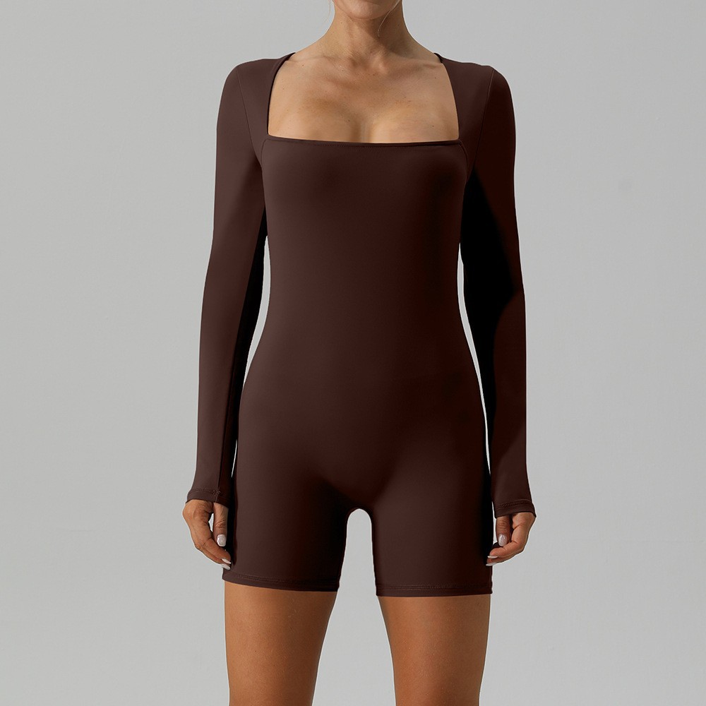 Sexy Slim Yoga Long Sleeve Jumpsuits YW983L