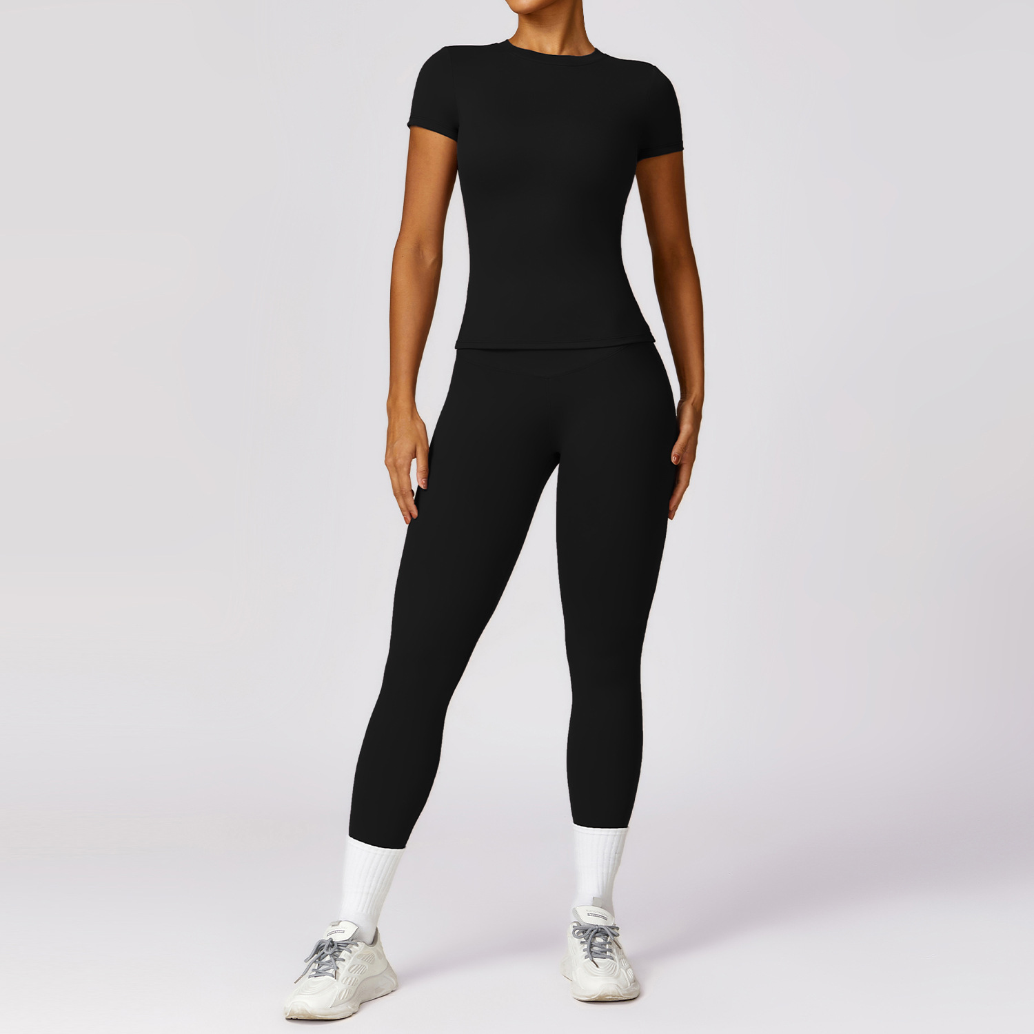 Soft Fabric Classic Slim Yoga Sets 8455