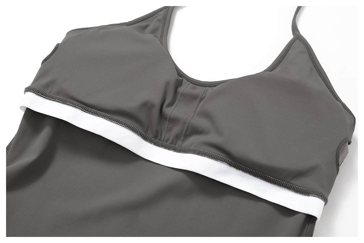 Soft Fabirc Thin Strap Halter Yoga Sets 4 Options 8791