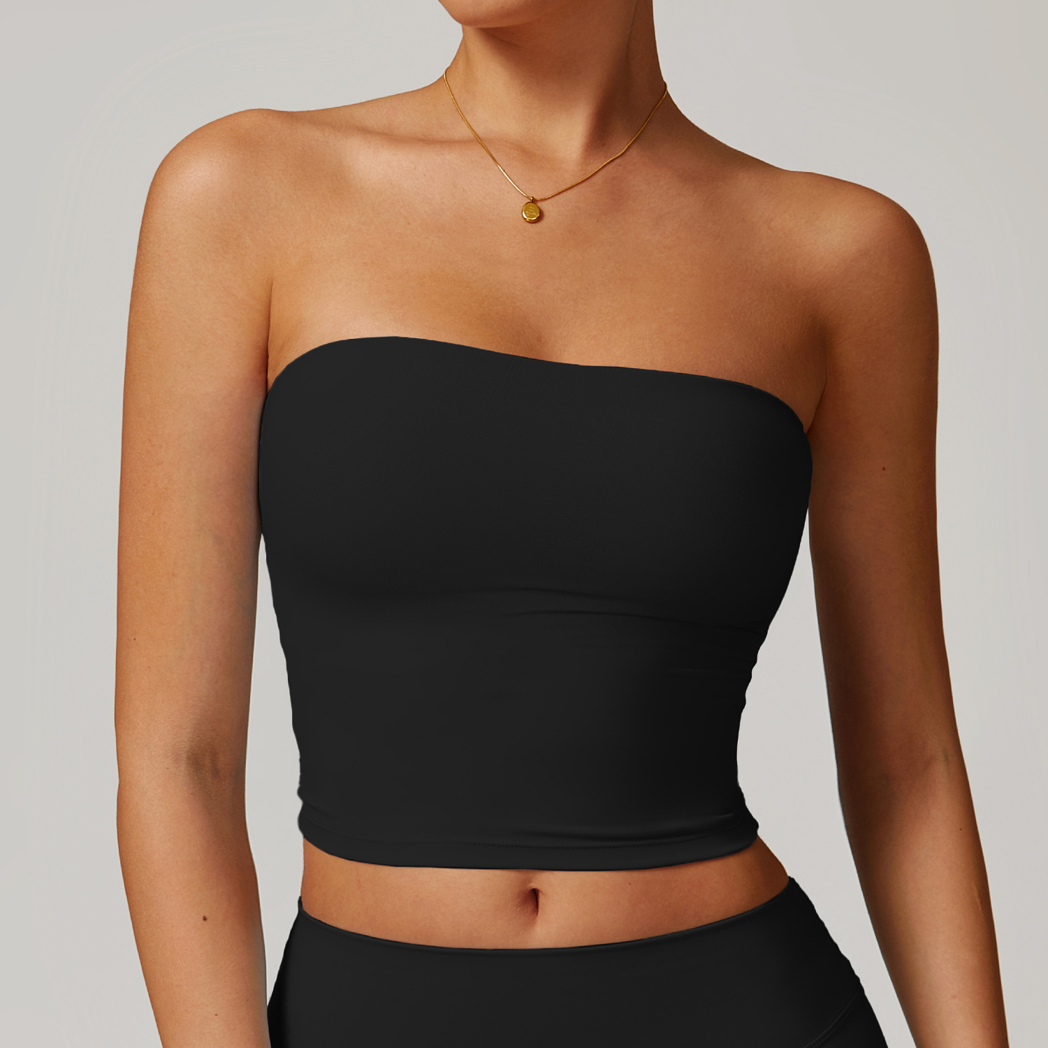 Soft Fabric Strapless Yoga Bra 8793
