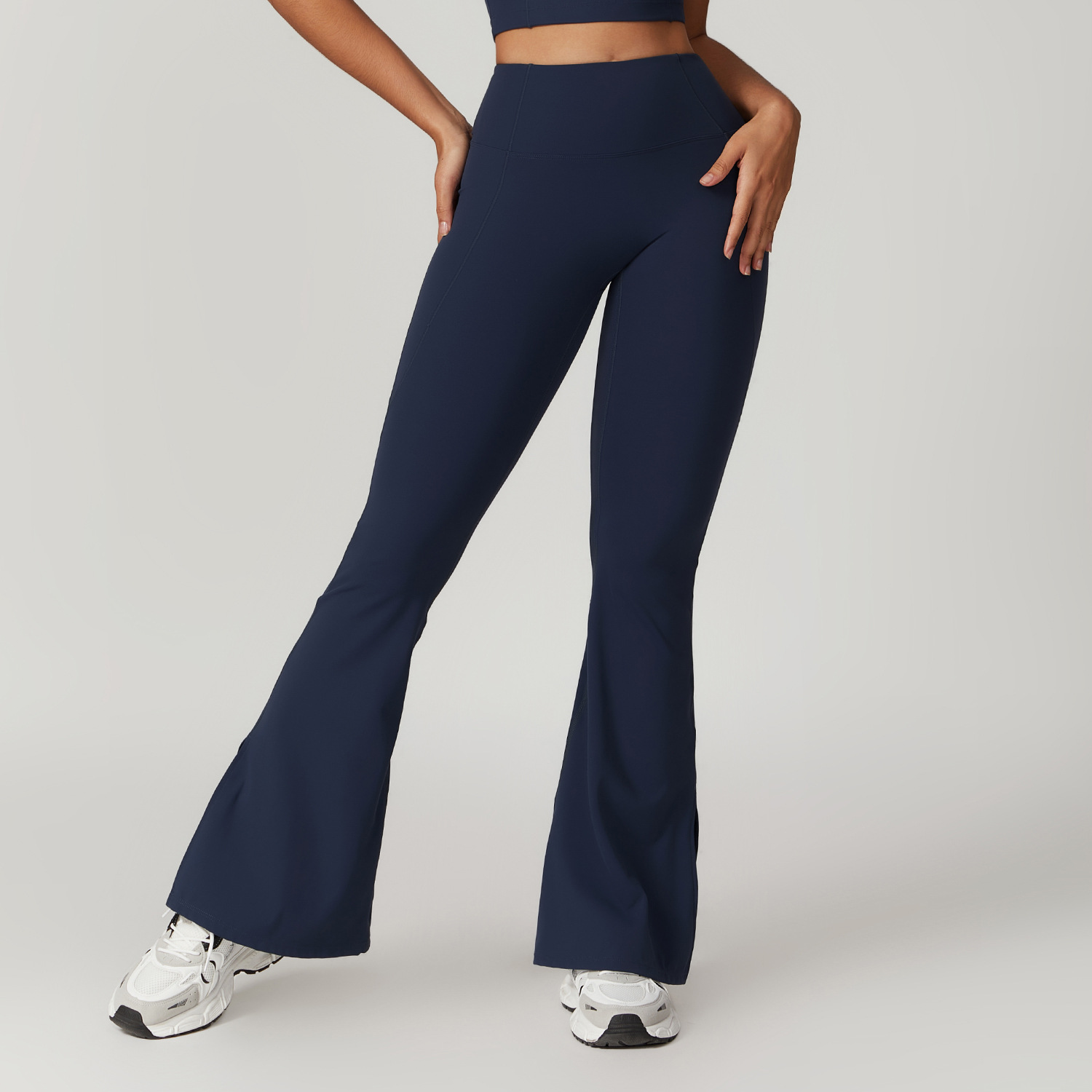 Soft Fabric Scrunch Tummy Control Flare Yoga Leggings 8796