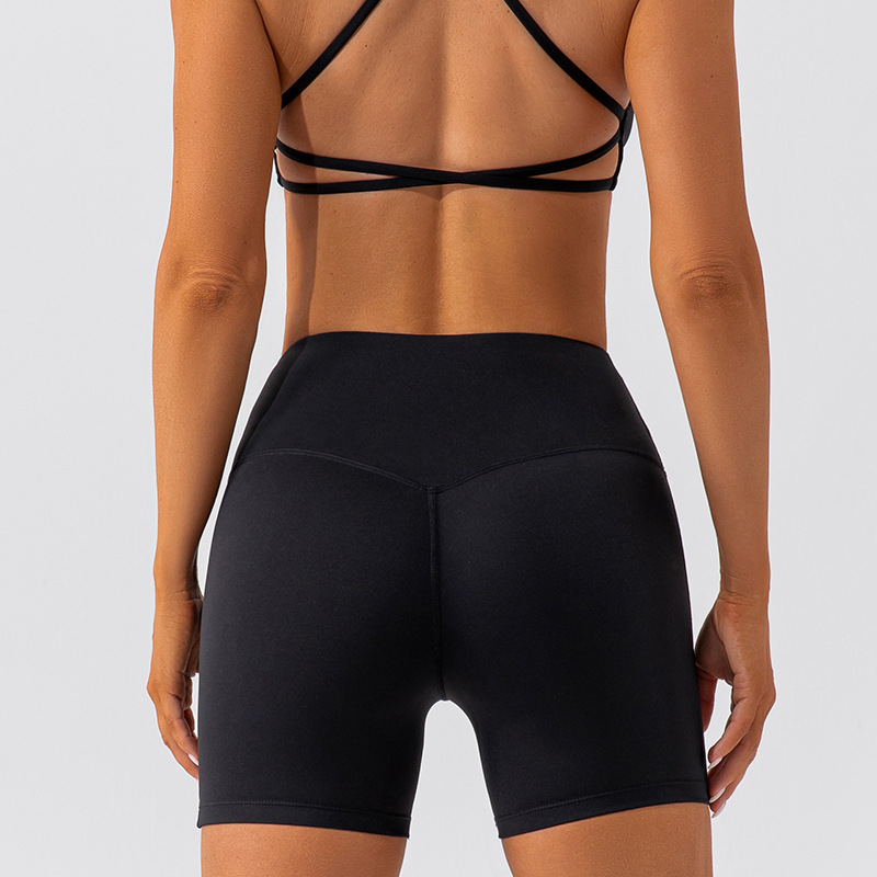 Nude Quick-dry Breathable Fitness Yoga Shorts KW223