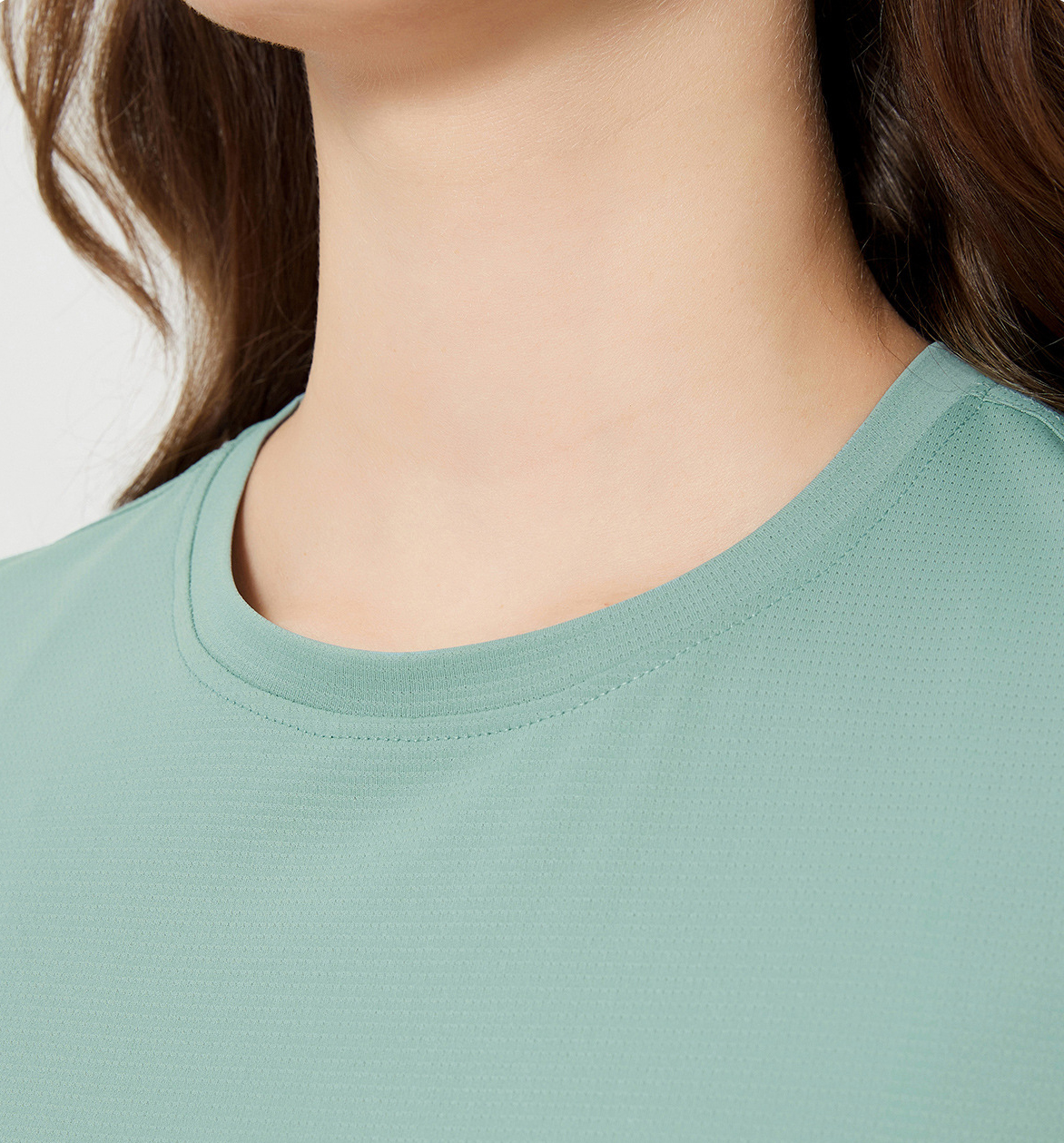 Breathable Solid Color Yoga T-shirts D25016