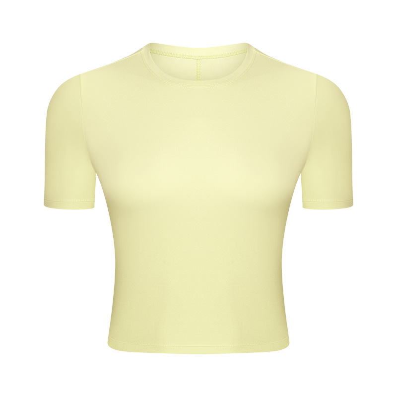 Breathable Solid Color Yoga T-shirts DS158
