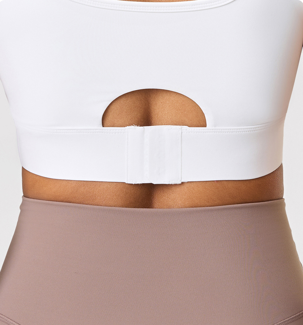 U-neckline Sexy Solid Color Sports Bras D25071