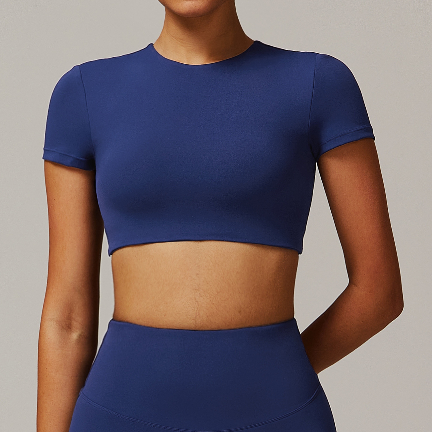 Soft Fabric Classic Yoga Crop Yoga Top 9172