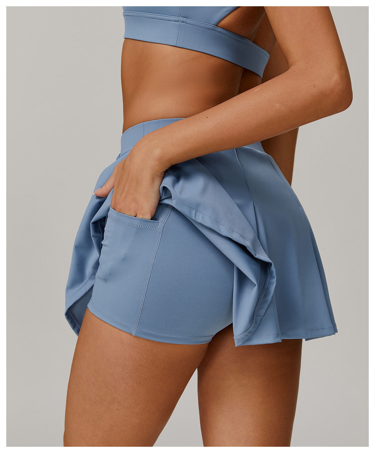 Soft Fabric  Classic Tummy Control Yoga Dress 3012