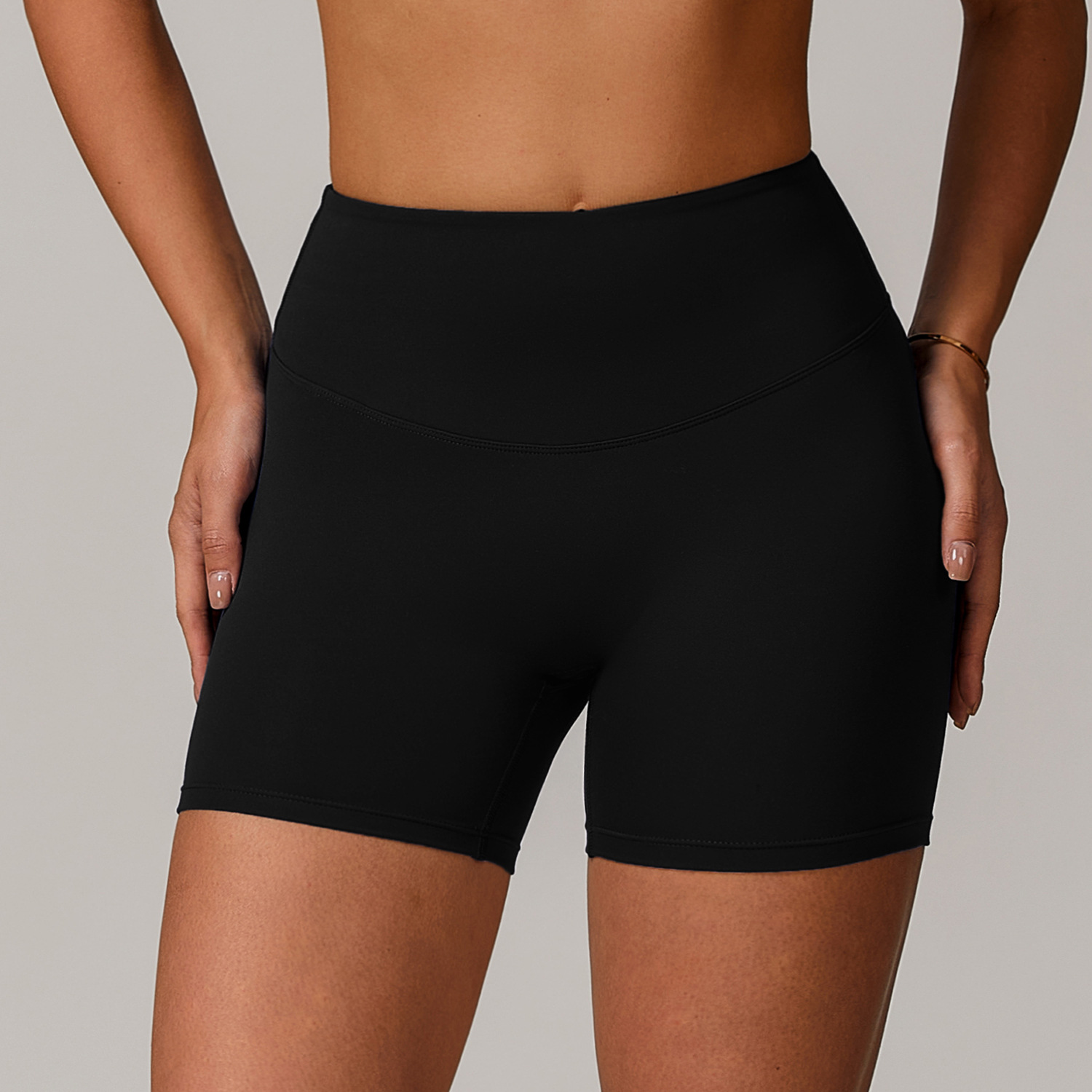 Soft Fabric  Classic Tummy Control Yoga Shorts 9172