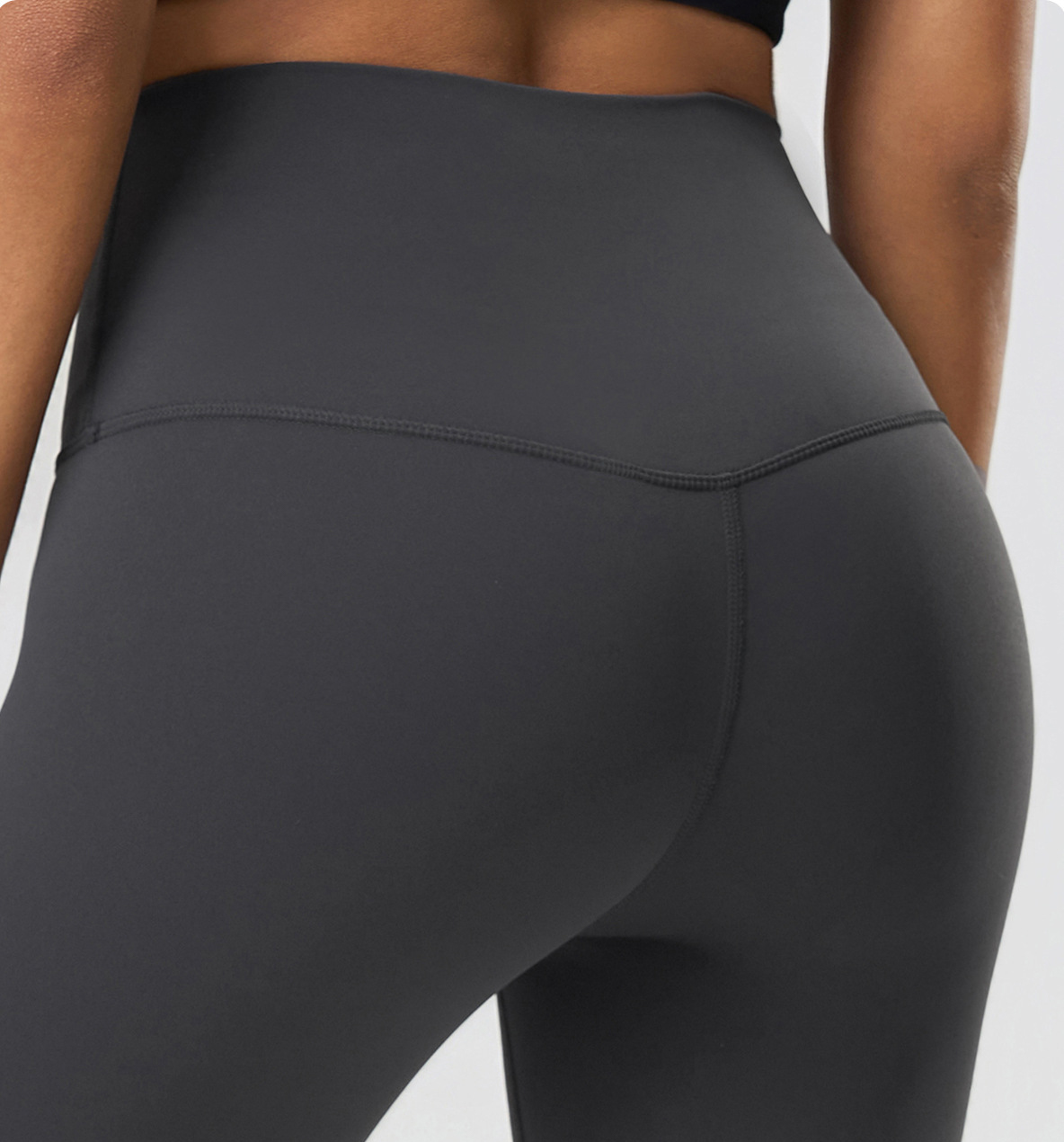 Nude Butt-lifting Fifth Pants Yoga Shorts D25086