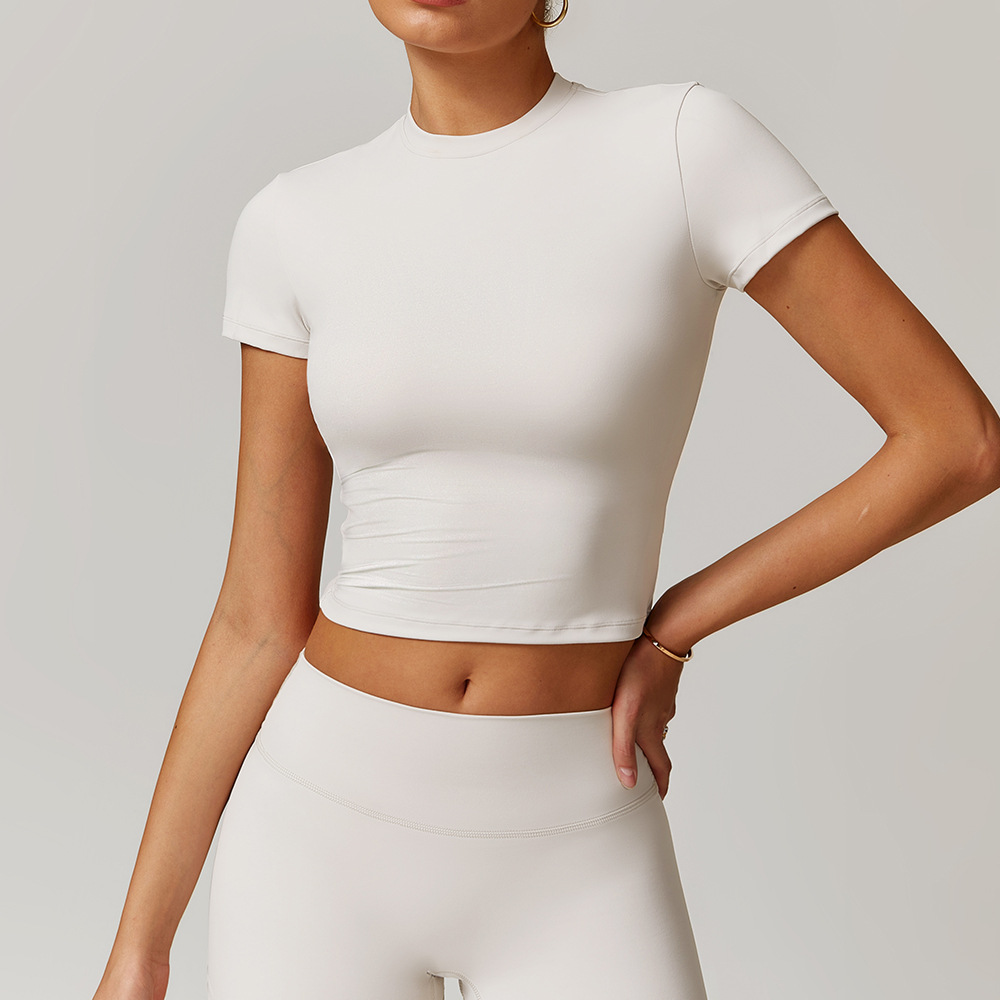 Soft Fabric Classic Slim Long Sleeve Yoga Top 8886