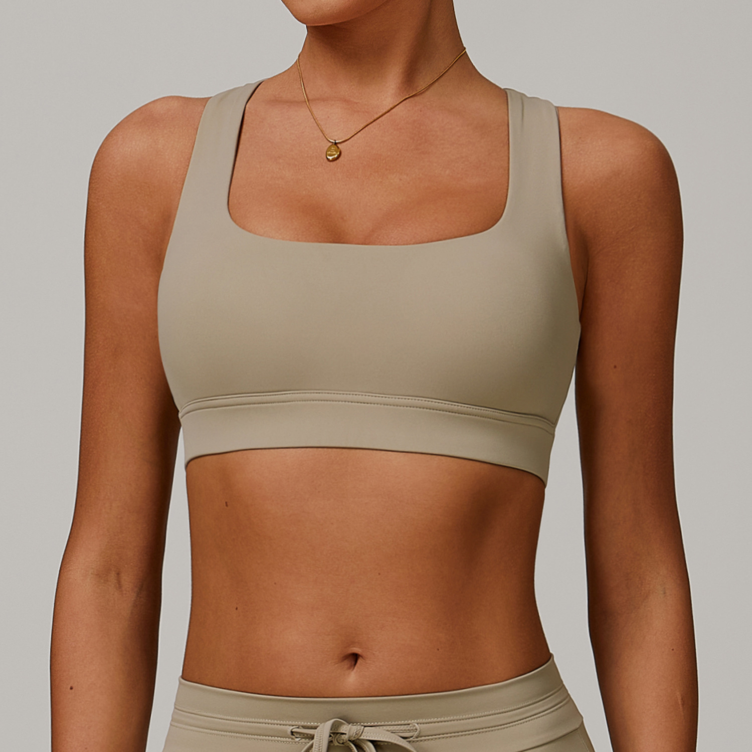 Soft Fabric Classic Cross Back Yoga Bra 3012