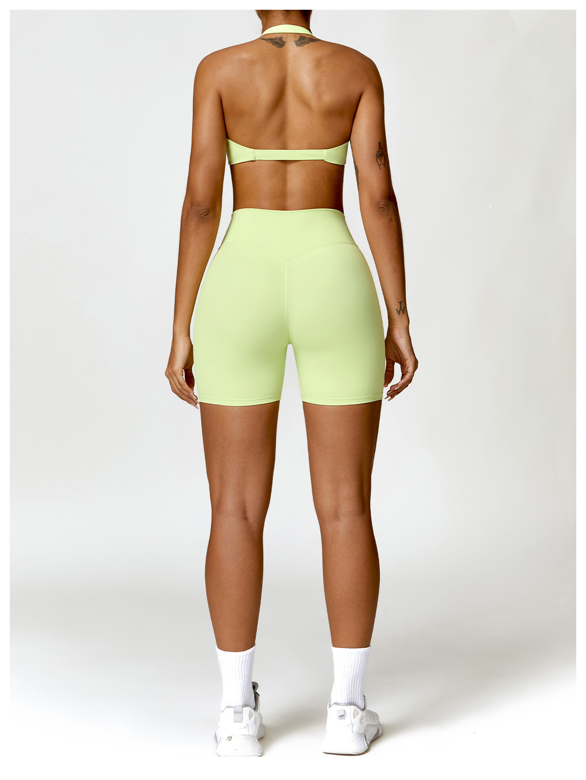 Sexy Tight Yoga Set with Alluring Back Design 8503