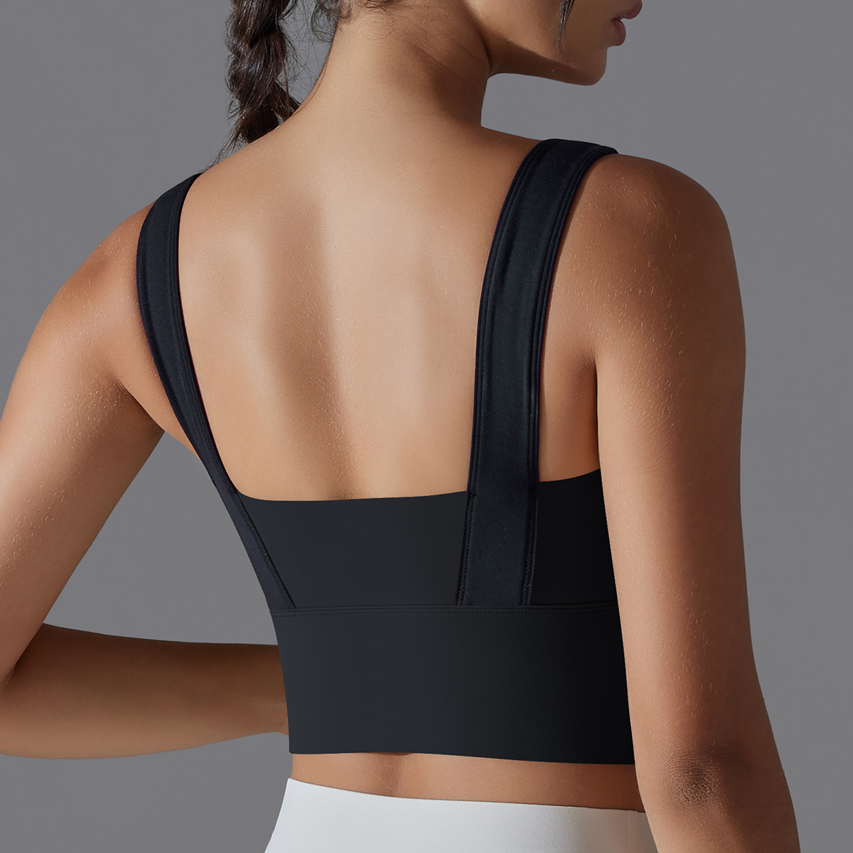 Gathering Quick - drying Breathable Yoga Bra 7063