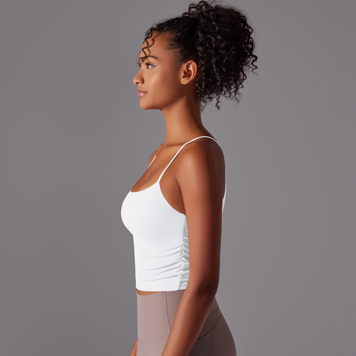 Naked-feeling and Skin-friendly Sports Yoga Vest 7006