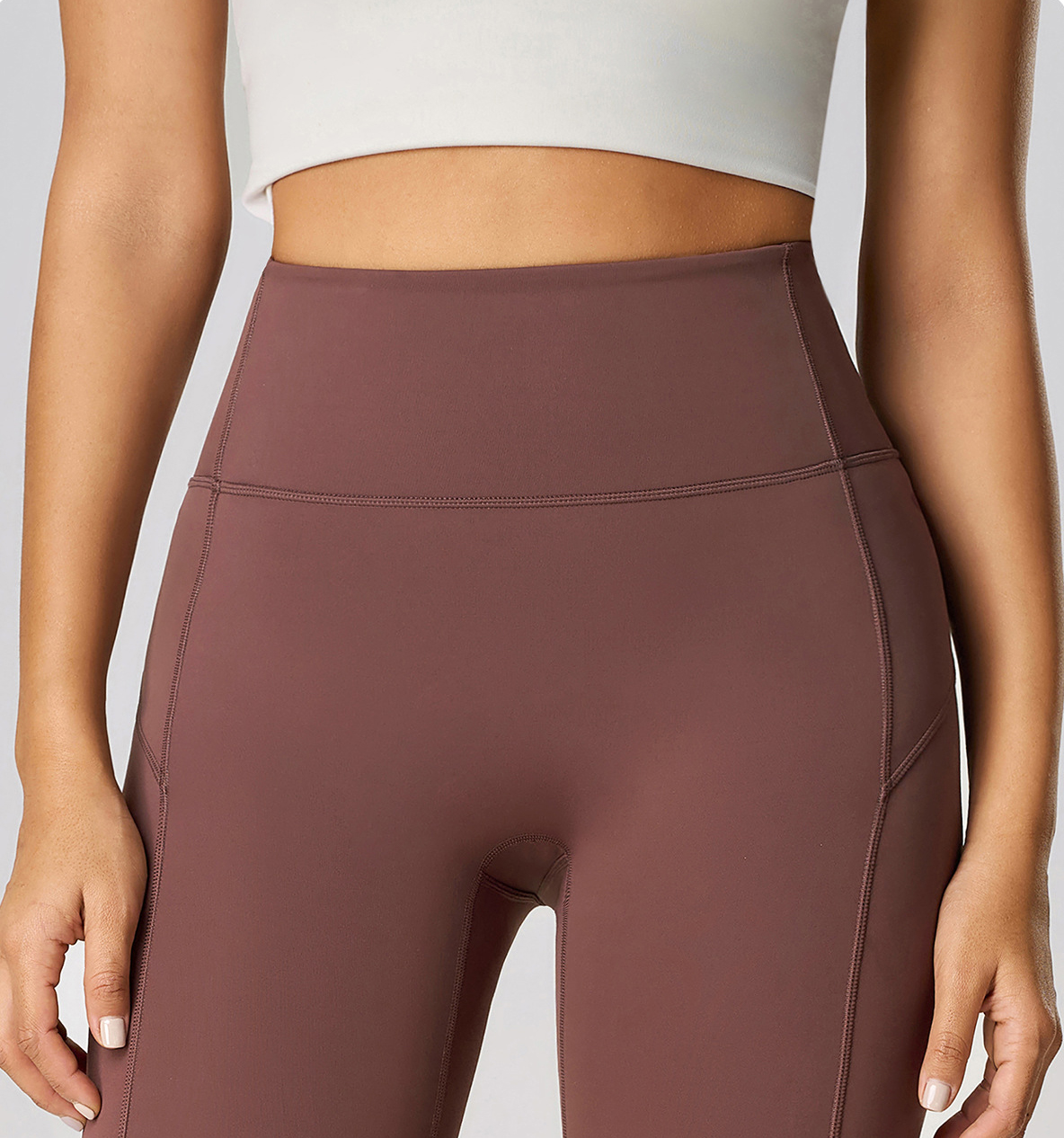 Nude Butt-lifting Tight Yoga Leggings D25081