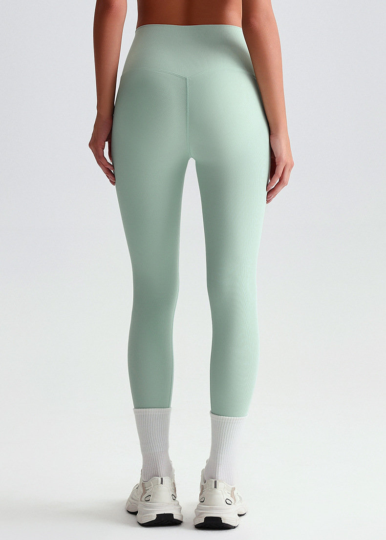 Ribbed Sports Yoga High-Waisted Yoga Leggings SKL-LQ6002