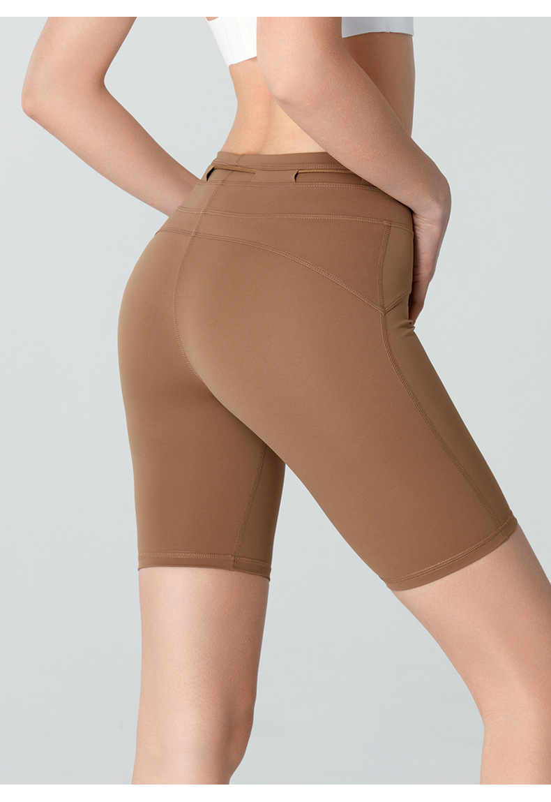 Naked-Sensation Tight Tummy-Control Cycling Sports Shorts DSS789