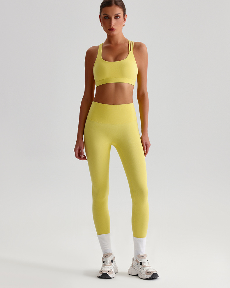 Sexy Beautiful Back Yoga Cross Back Bra With Pads SKL-LQ2135