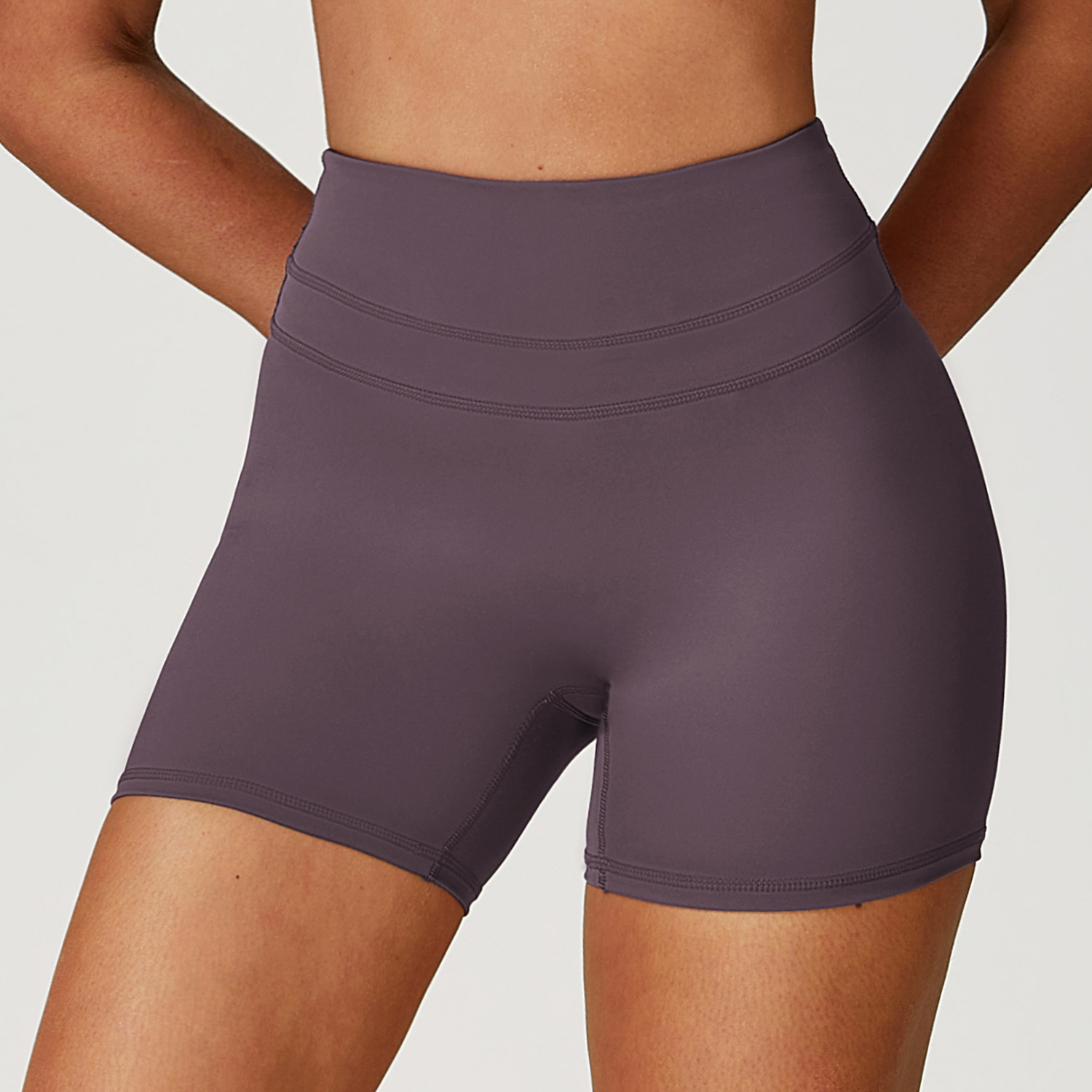 High-Waisted Tight Yoga Short  Pants for Women 8863