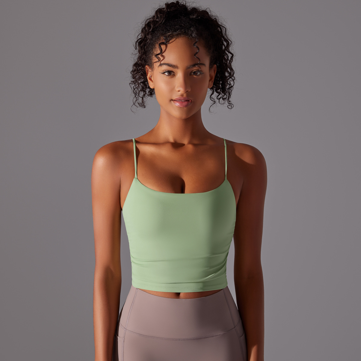 Naked-feeling and Skin-friendly Sports Yoga Vest 7006