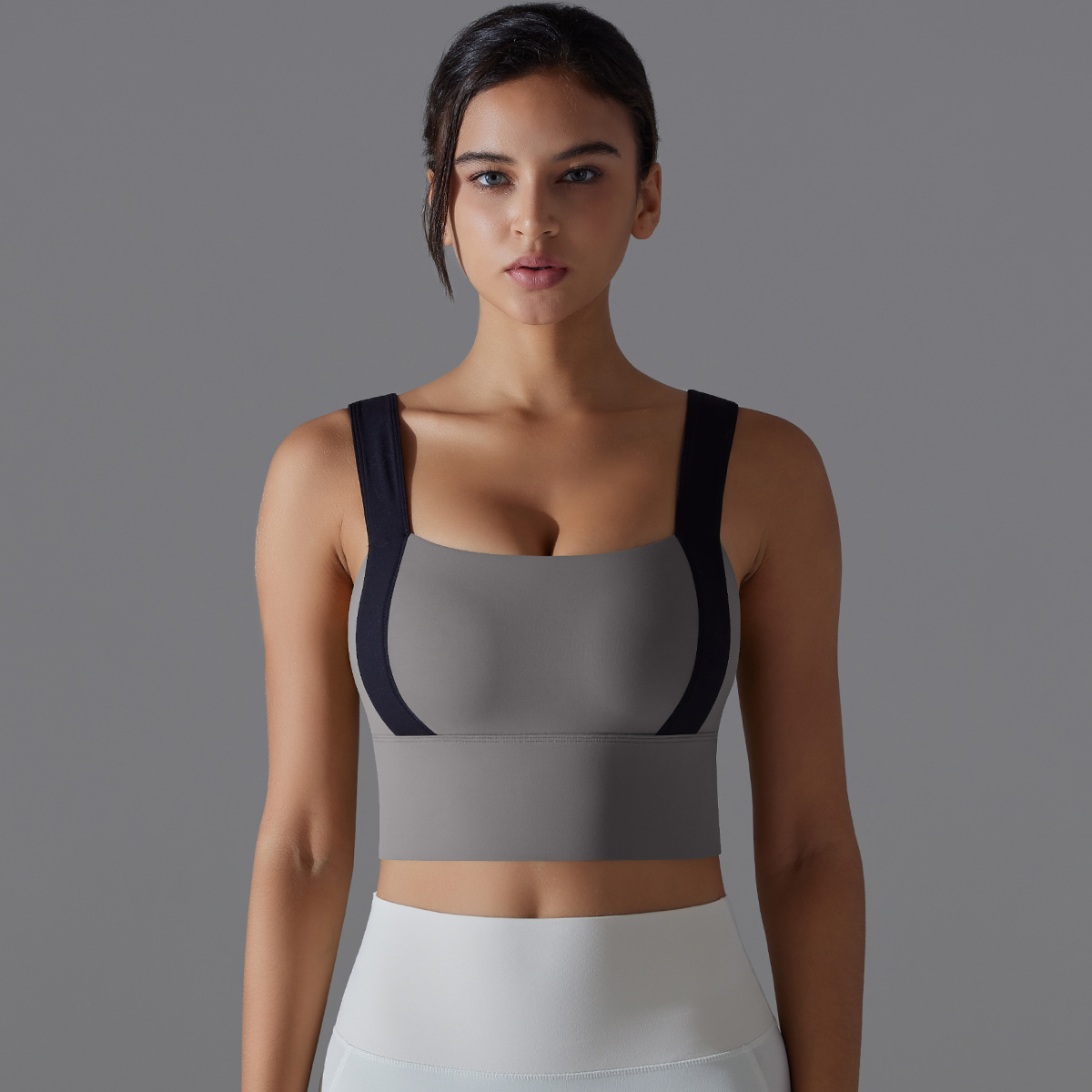 Gathering Quick - drying Breathable Yoga Bra 7063