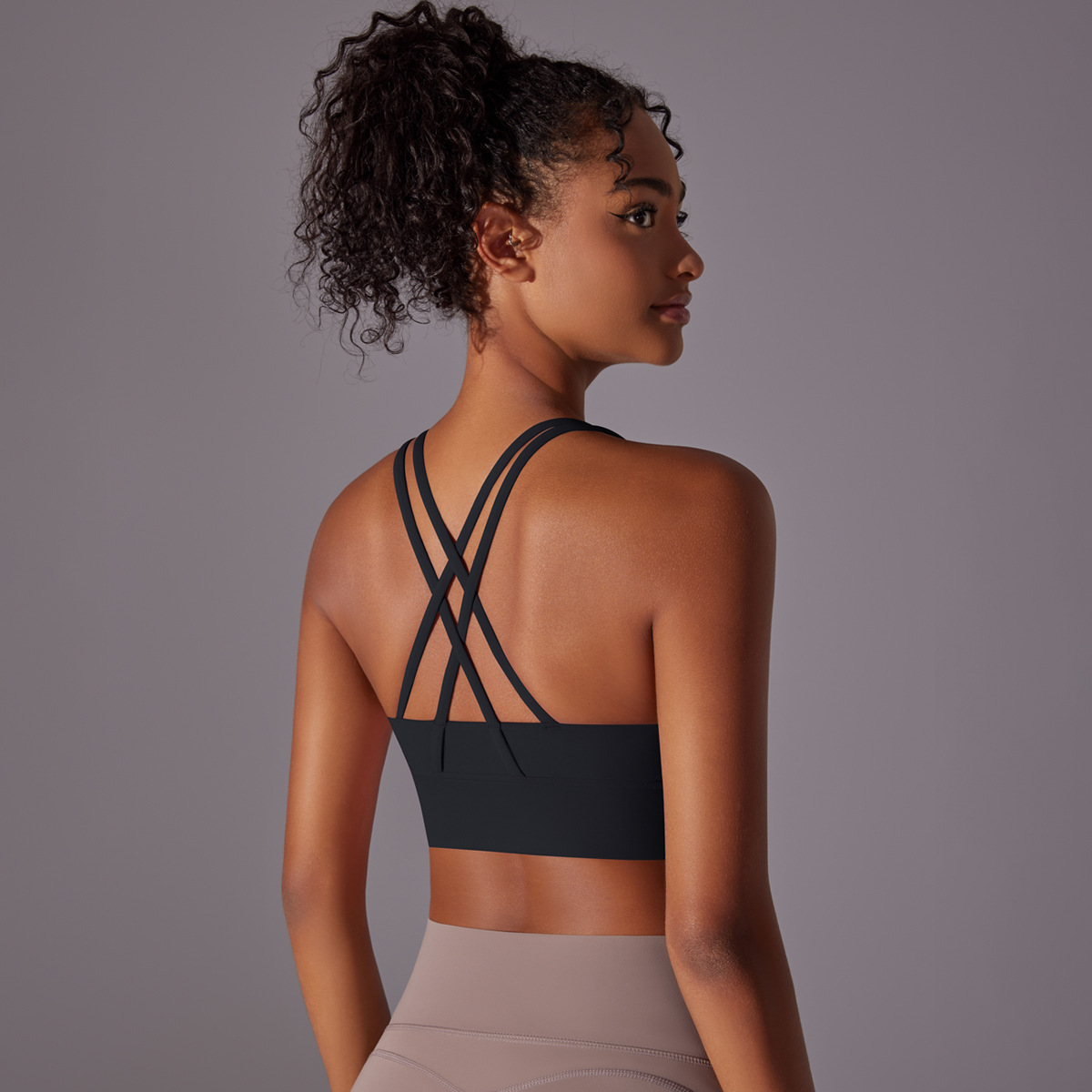 Shockproof Cross - strap Sports Fitness Vest 7001