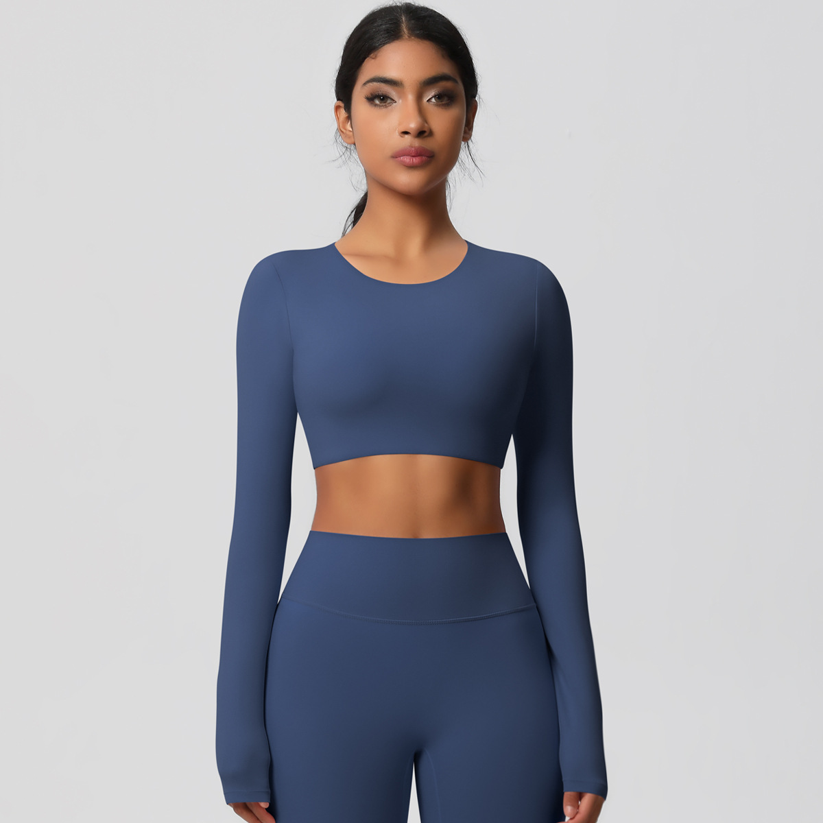 Women's Long-sleeve T-shirt for Outdoor Running 7104