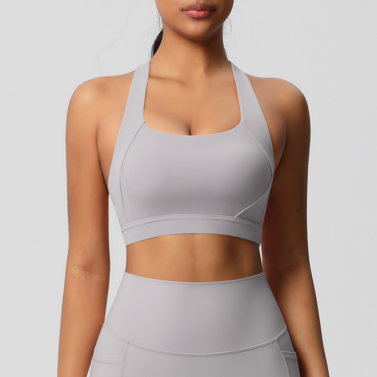 Sensational Tight Yoga Vest Shockproof High-intensity Sports Bra  7110