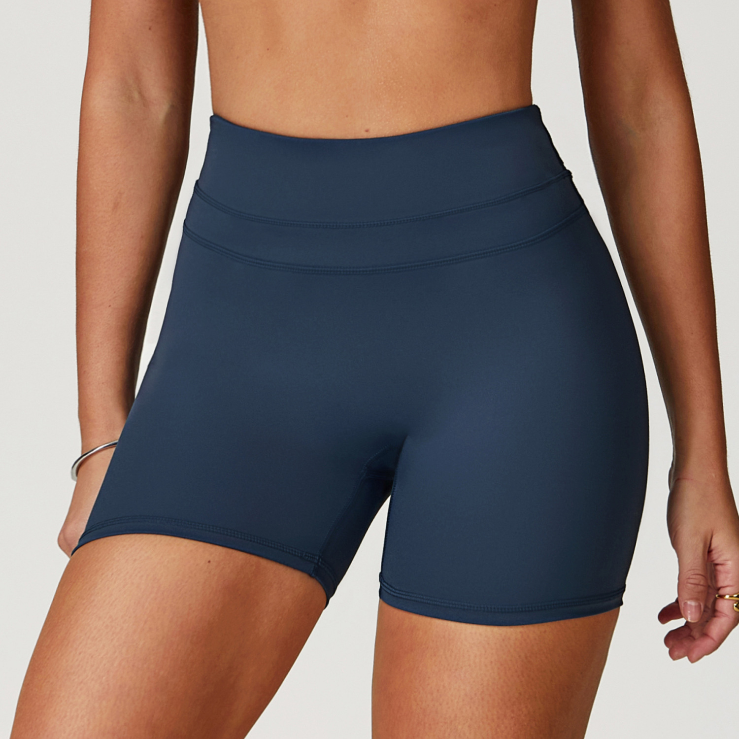 High-Waisted Tight Yoga Short  Pants for Women 8863