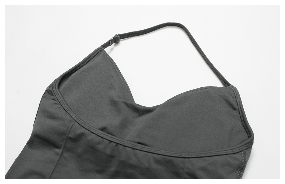 Seamless strapless yoga vest 5065