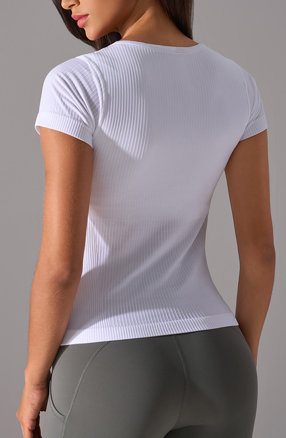 Soft Material Solid Color Yoga Shorts D25074