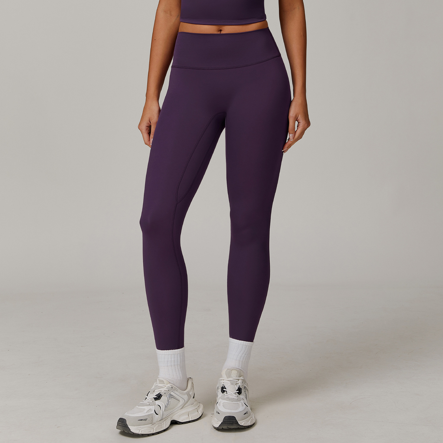 High  Waisted Abdominal  Toning Tight Yoga  Long Trousers 8519