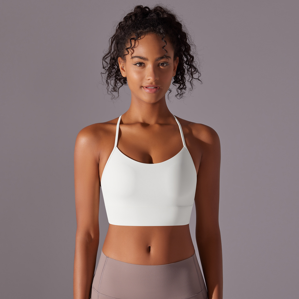 Sexy Spaghetti-strap Yoga Sports Bra 7014