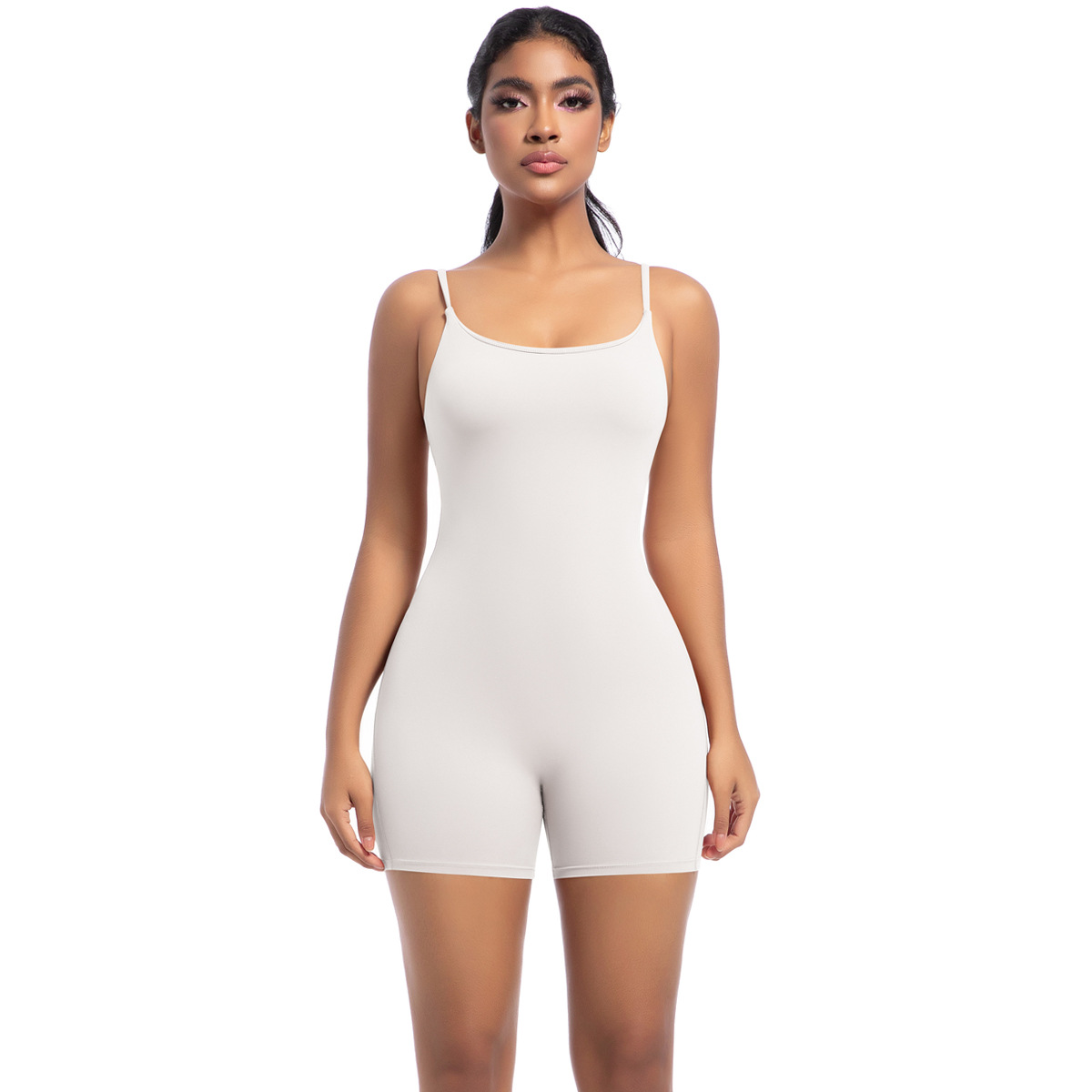 Spaghetti-strap Dance Sports and Fitness Romper 6673