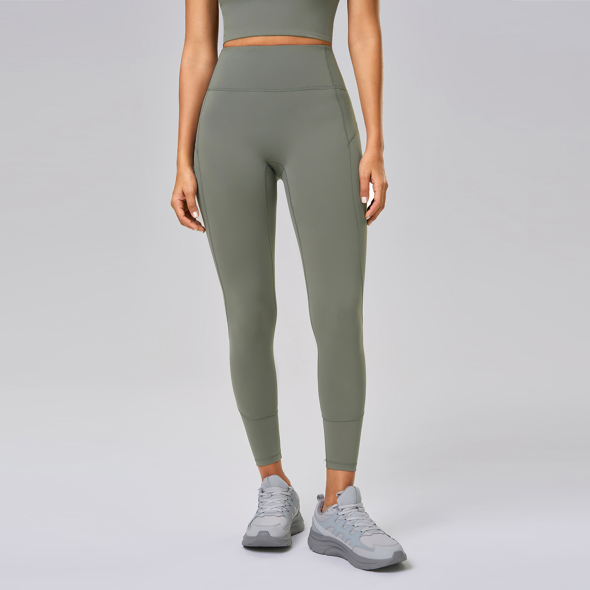 Nude Butt-lifting Tight Yoga Leggings D25081