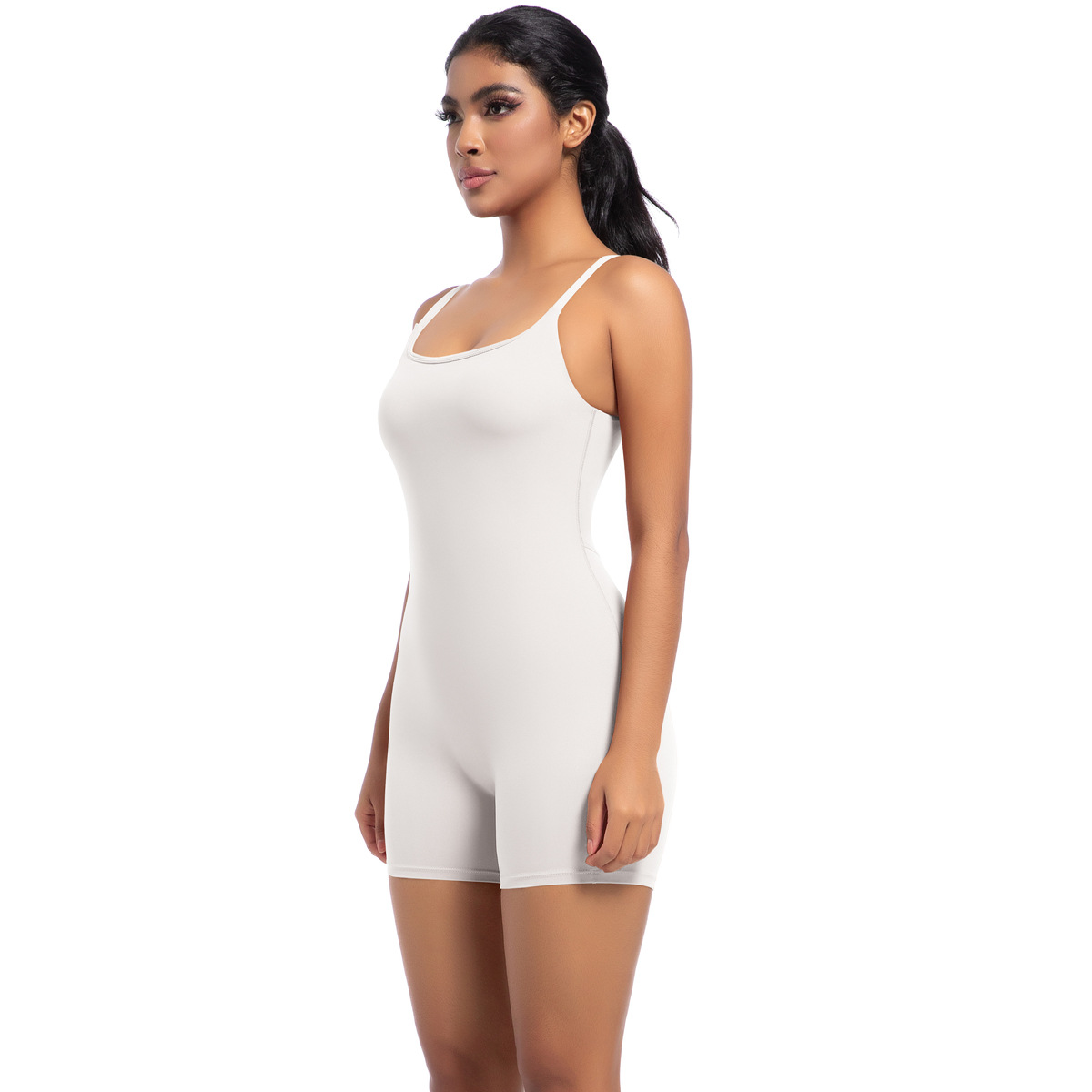 Spaghetti-strap Dance Sports and Fitness Romper 6673