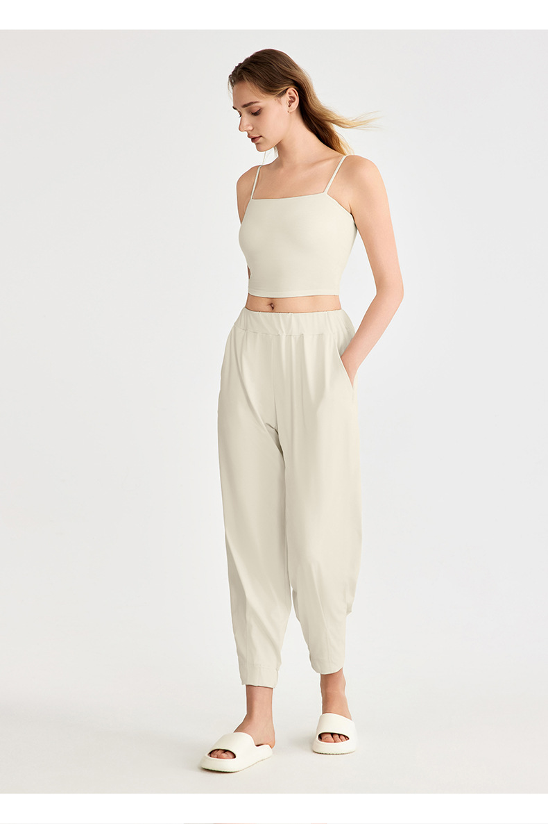 High-Waisted Cooling Loose Yoga Athletic Pants DWL115136