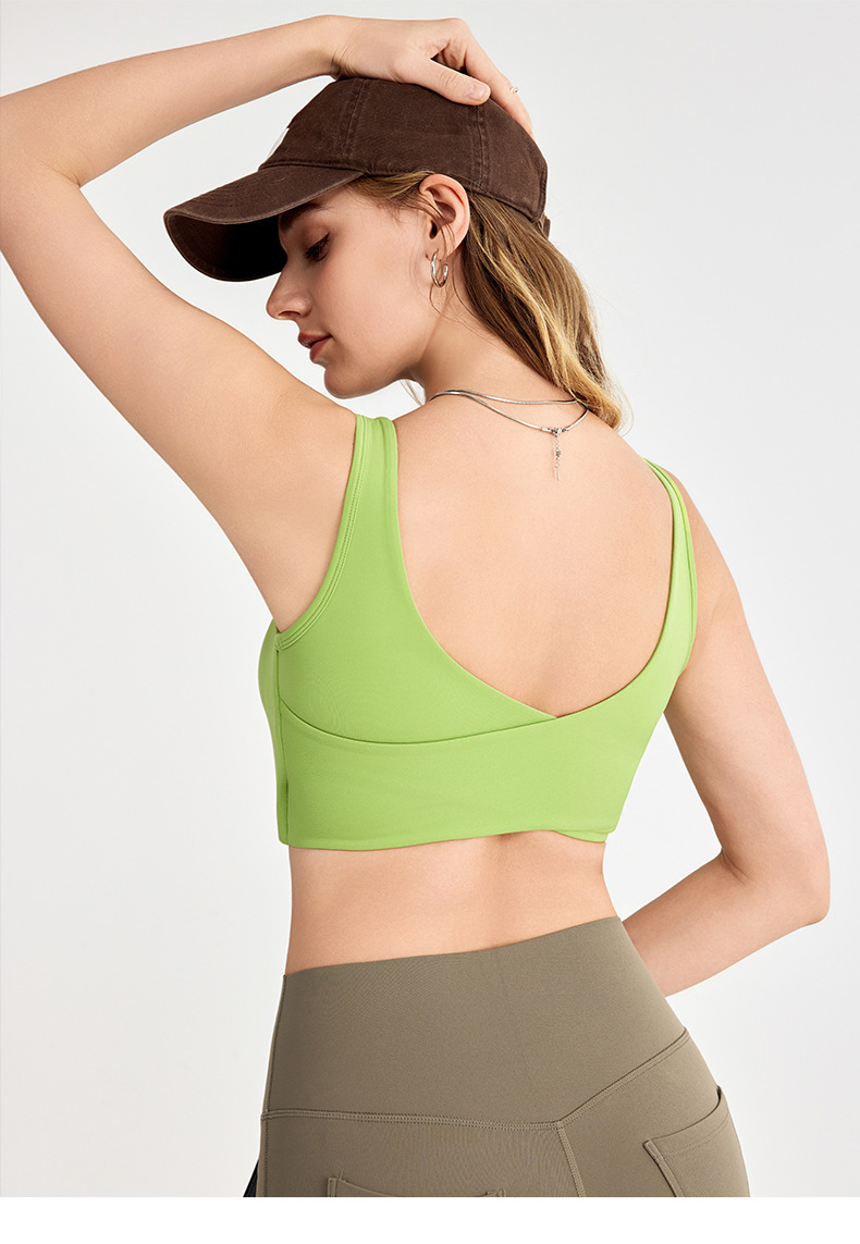 Naked - Sensation LYCRA Solid Color Yoga Sports Vest DWB115138