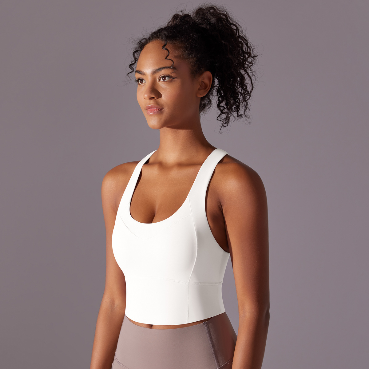Cross-back Straps Naked-feeling Yoga Bra 7009